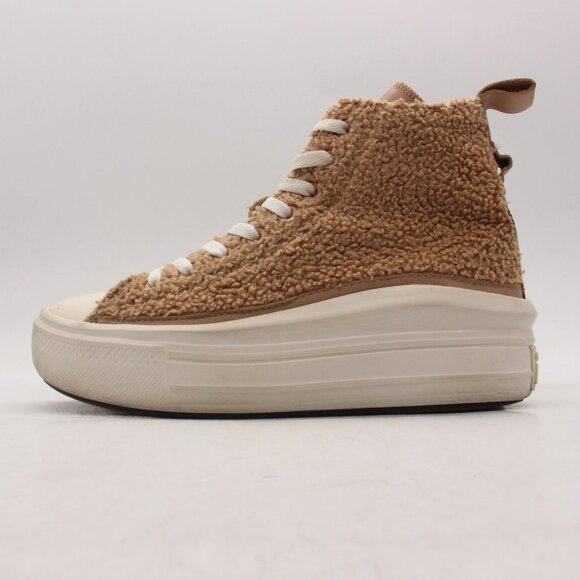 Converse All Star Move HI Platform Women's Size 7.5 Champagne Tan Egret A04259C - Picture 4 of 8